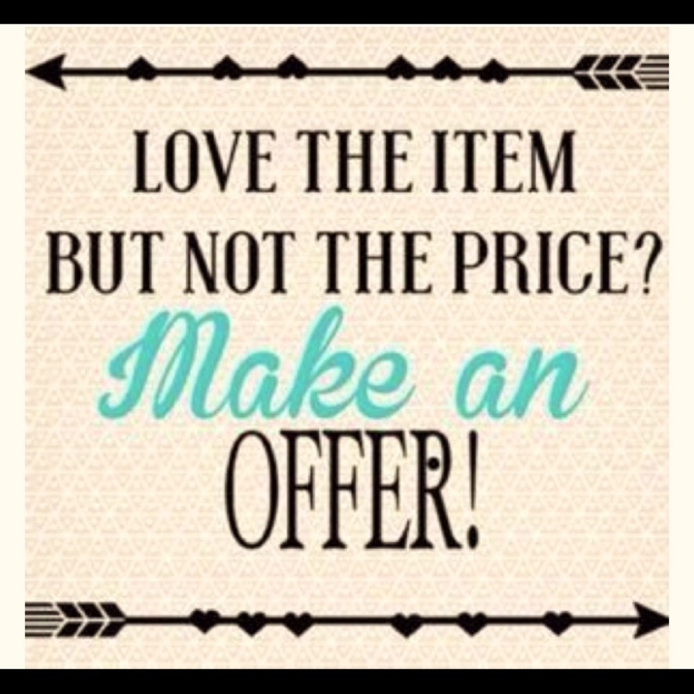 Reasonable offers accepted!